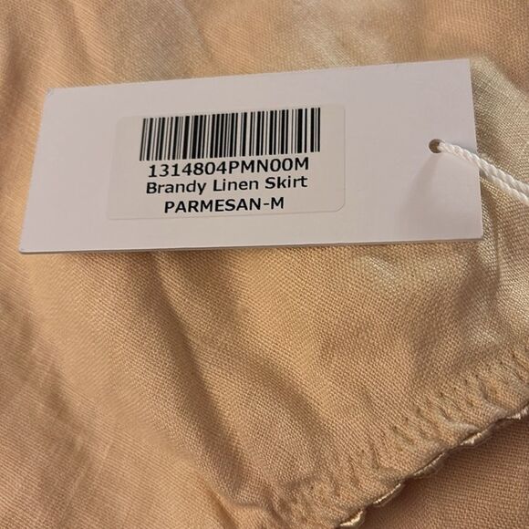 Reformation Brandy Linen Skirt in Parmesan Medium $148 - Picture 5 of 6